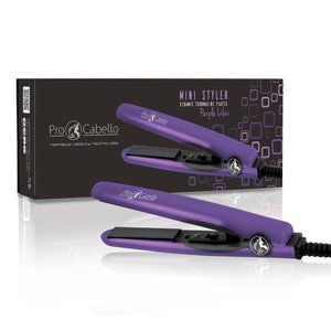 PROCABELLO MINI STYLER CERAMIC TORUMALINE PLAT PURPLE 0.5"